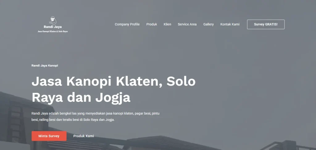 website kanopi klaten